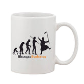 Printed ceramic white coffee mug (hot & cold), ideal gift for any occasion - 11oz size